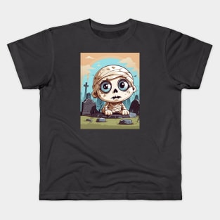 Cute Halloween Mummy Kids T-Shirt